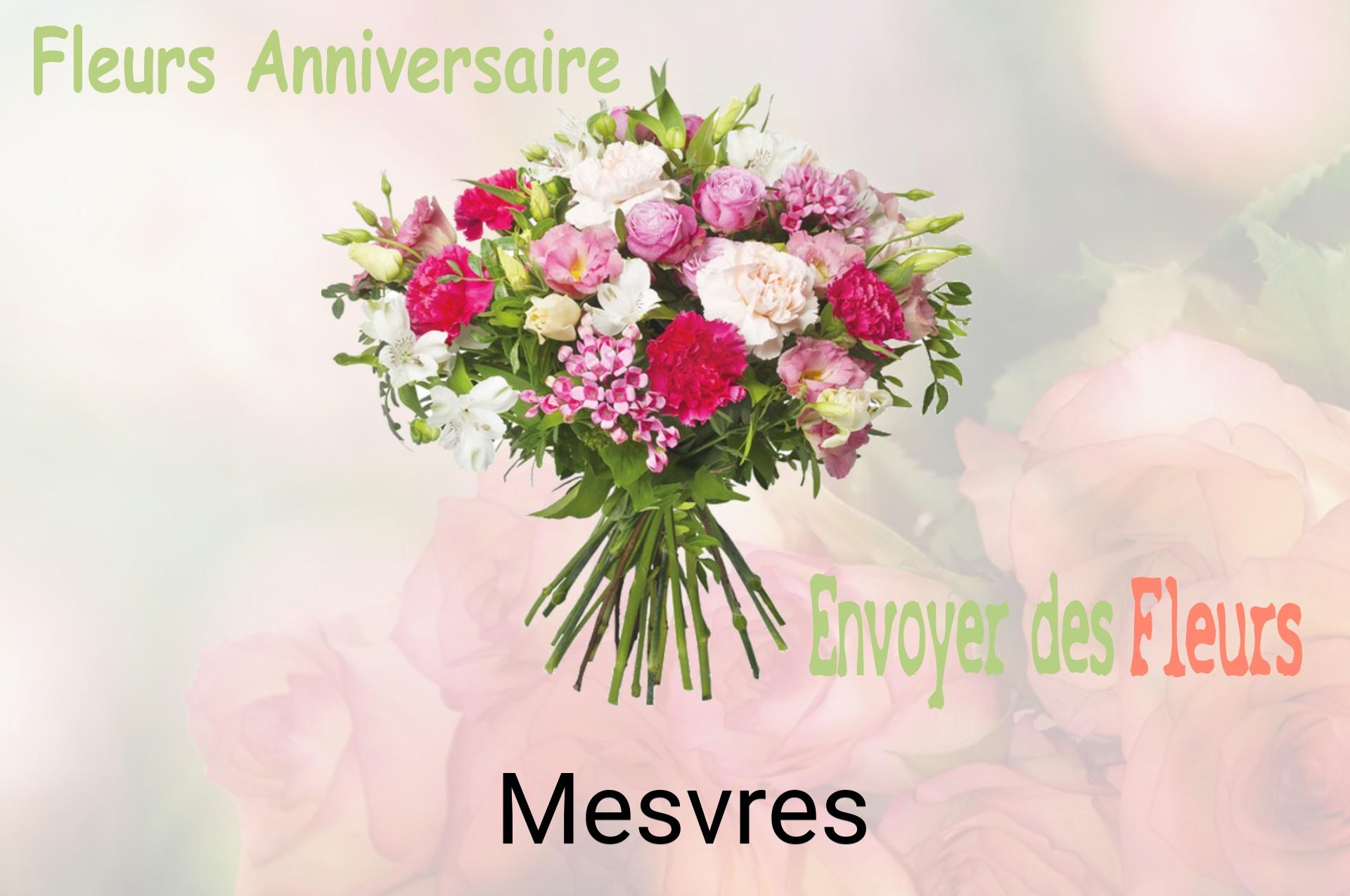 Bouquet de fleurs d’anniversaire livré à Mesvres